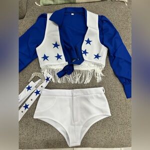 Dallas Cowboys cheerleader costume size small